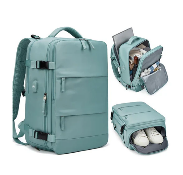 Elata Kofferrucksack mit 180° Öffnung - perfekte Rucksack-Koffer Kombi