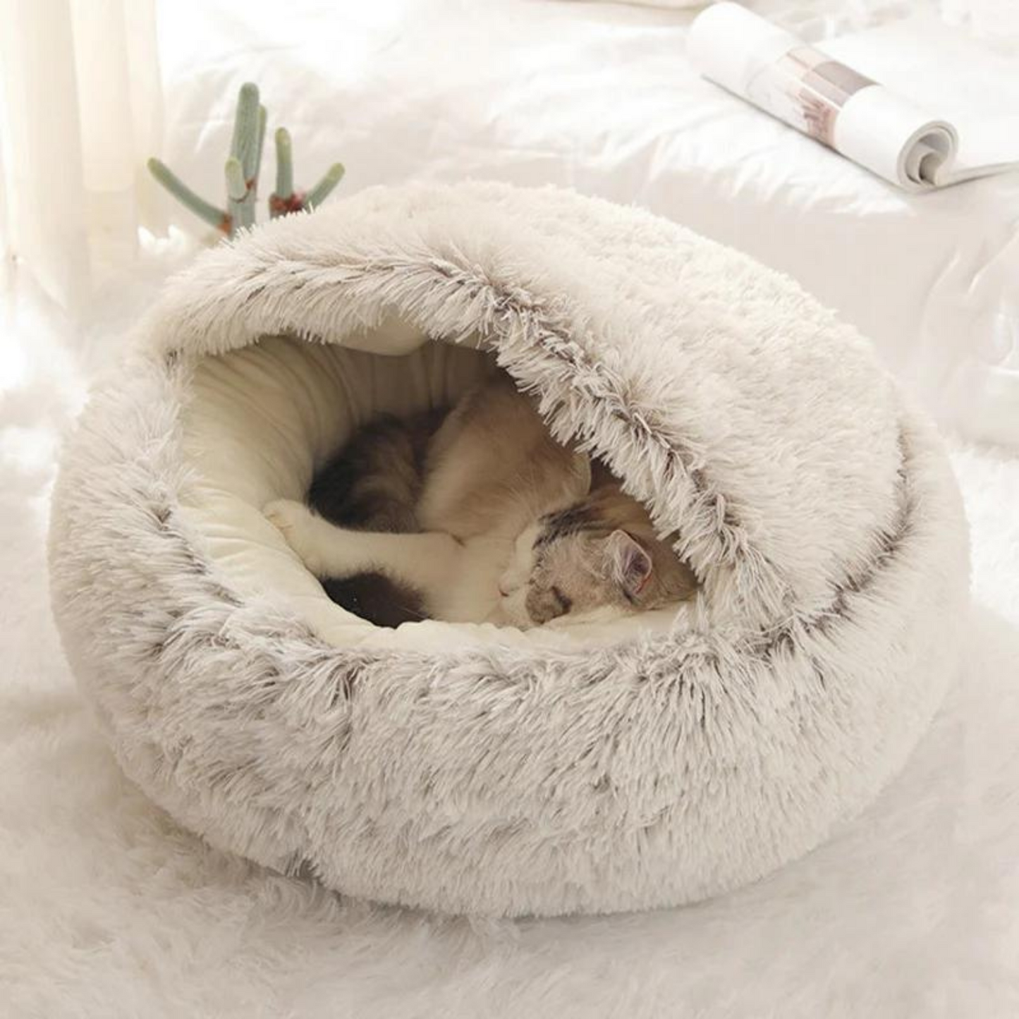 Elata Katzenbett Deluxe - himmlischer Komfort für deinen Stubentiger