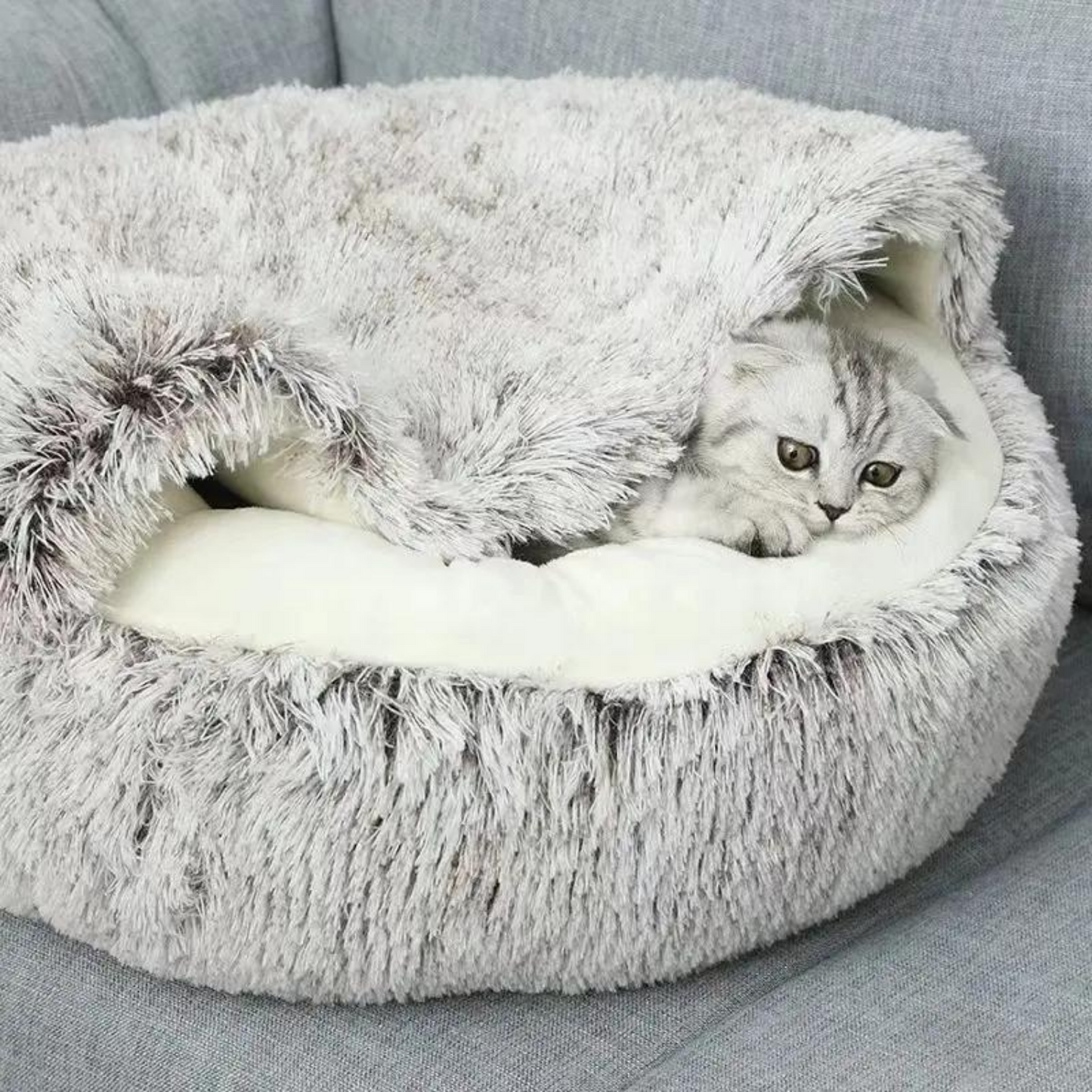 Elata Katzenbett Deluxe - himmlischer Komfort für deinen Stubentiger