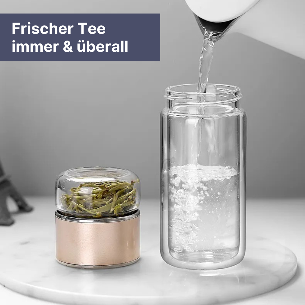 Elata Tea 2 Go Teeflasche - frisch aufgebrühter Tee für unterwegs