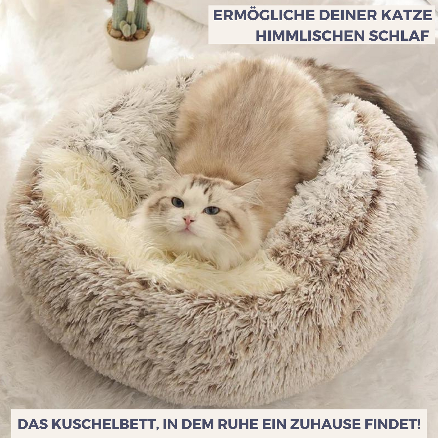 Elata Katzenbett Deluxe - himmlischer Komfort für deinen Stubentiger