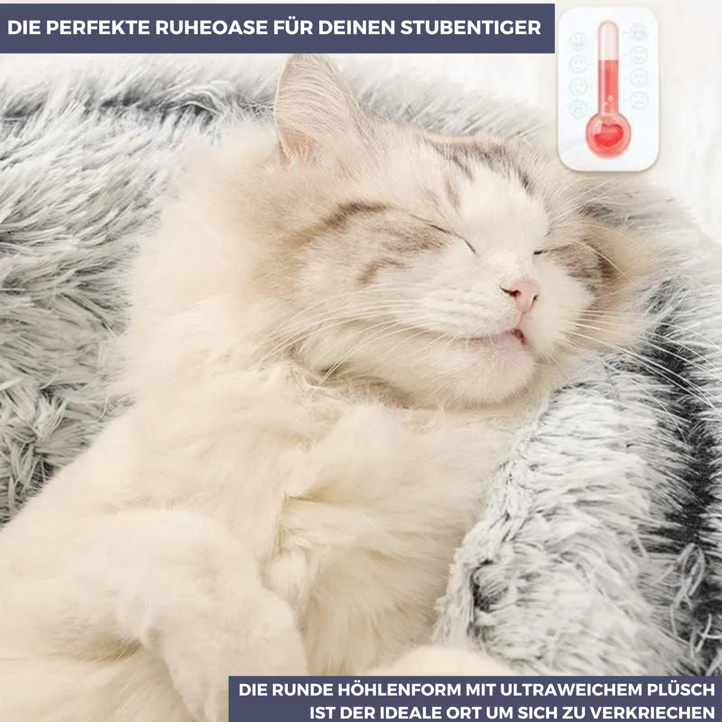 Elata Katzenbett Deluxe - himmlischer Komfort für deinen Stubentiger