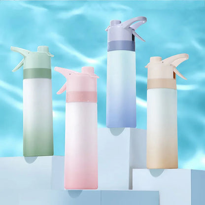 Elata Fitness Trinkflasche mit kühlender Sprühfunktion
