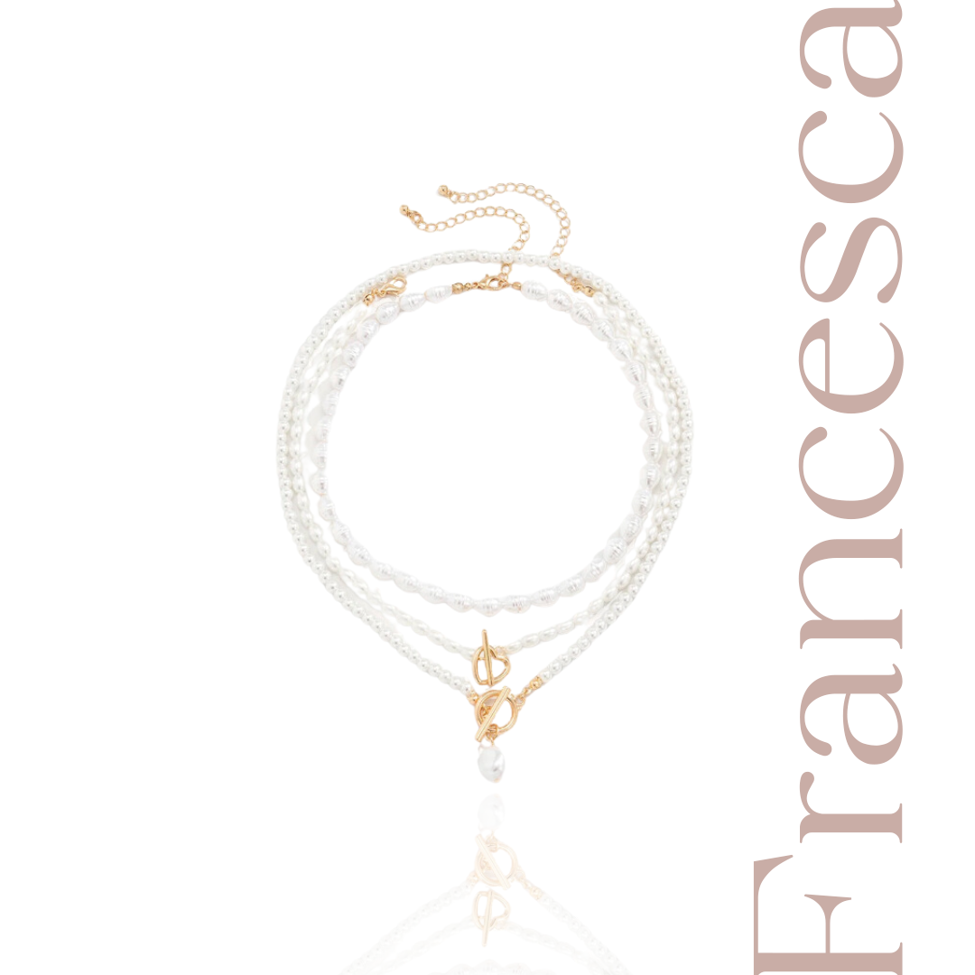 Elata Perlenhalskette Francesca