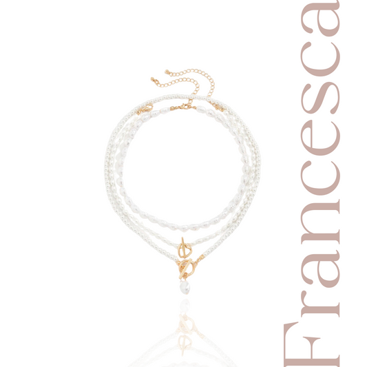 Elata Perlenhalskette Francesca